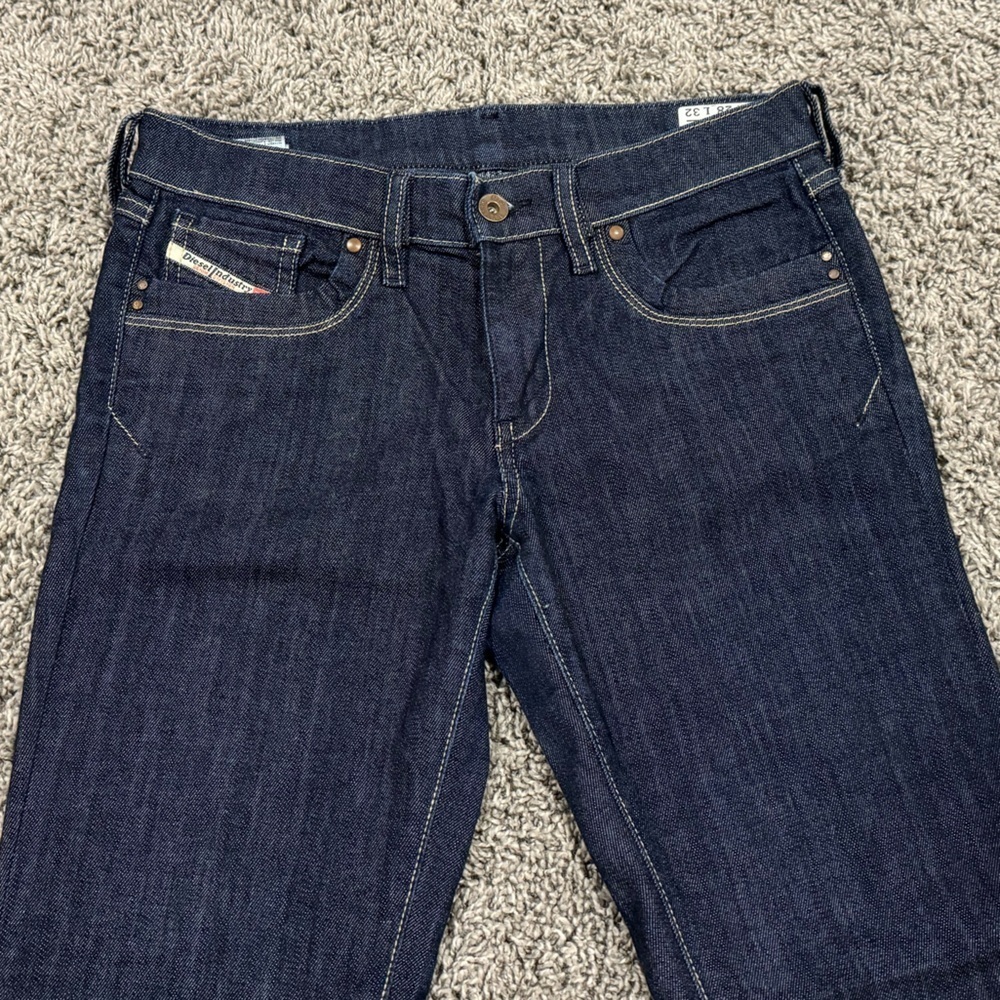 Diesel Ronhoir dark wash stretch bootcut jeans, size 28” waist - Picture 2 of 10